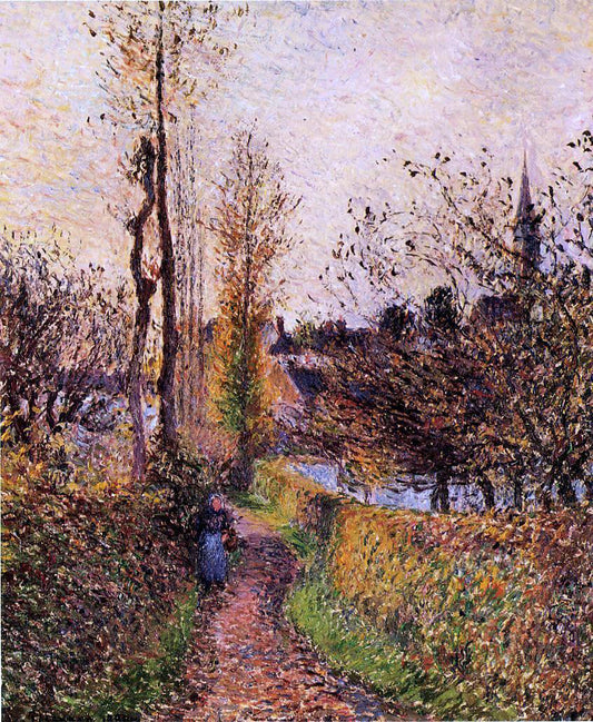  Camille Pissarro La Sentier de Basincourt - Hand Painted Oil Painting