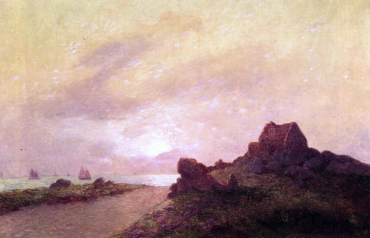  Ferdinand Du Puigaudeau La Vigie de la Romaine au Croisic - Hand Painted Oil Painting