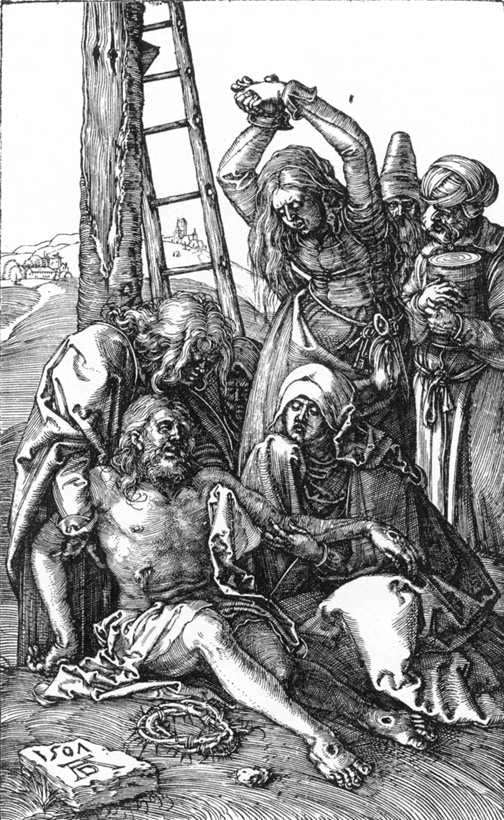  Albrecht Durer Lamentation over Christ (No. 12) - Hand Painted Oil Painting