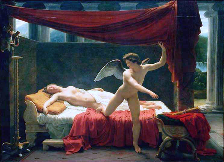  Francois-Edouard Picot L'Amour et Psyche - Hand Painted Oil Painting