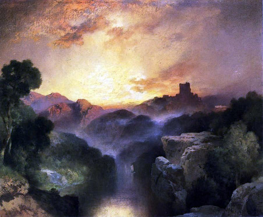  Thomas Moran Land of Dreams - Hand Painted Oil Painting