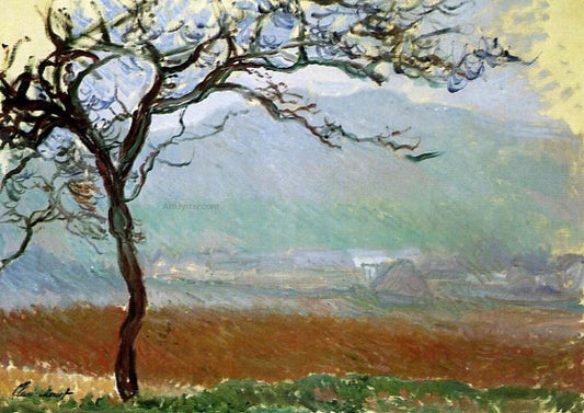  Claude Oscar Monet Landscape at Giverny - Hand Painted Oil Painting