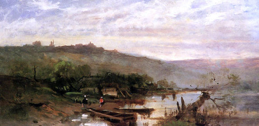  Frank Duveneck Landscape at Polling - Hand Painted Oil Painting