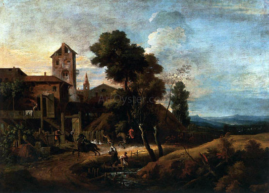  Marco Ricci Landscape - Hand Painted Oil Painting