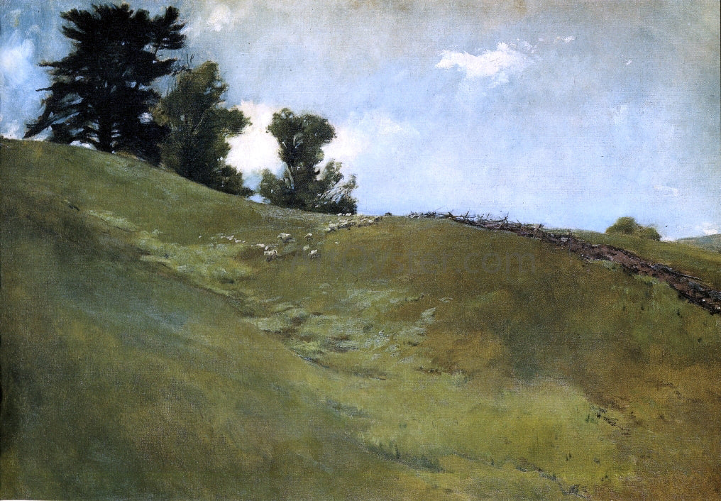  John White Alexander Landscape, Cornish, New Hampshire - Hand Painted Oil Painting