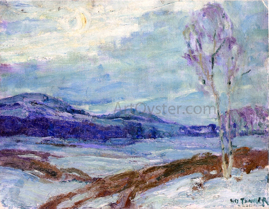  Henry Ossawa Tanner Landscape in Moonlight - Hand Painted Oil Painting