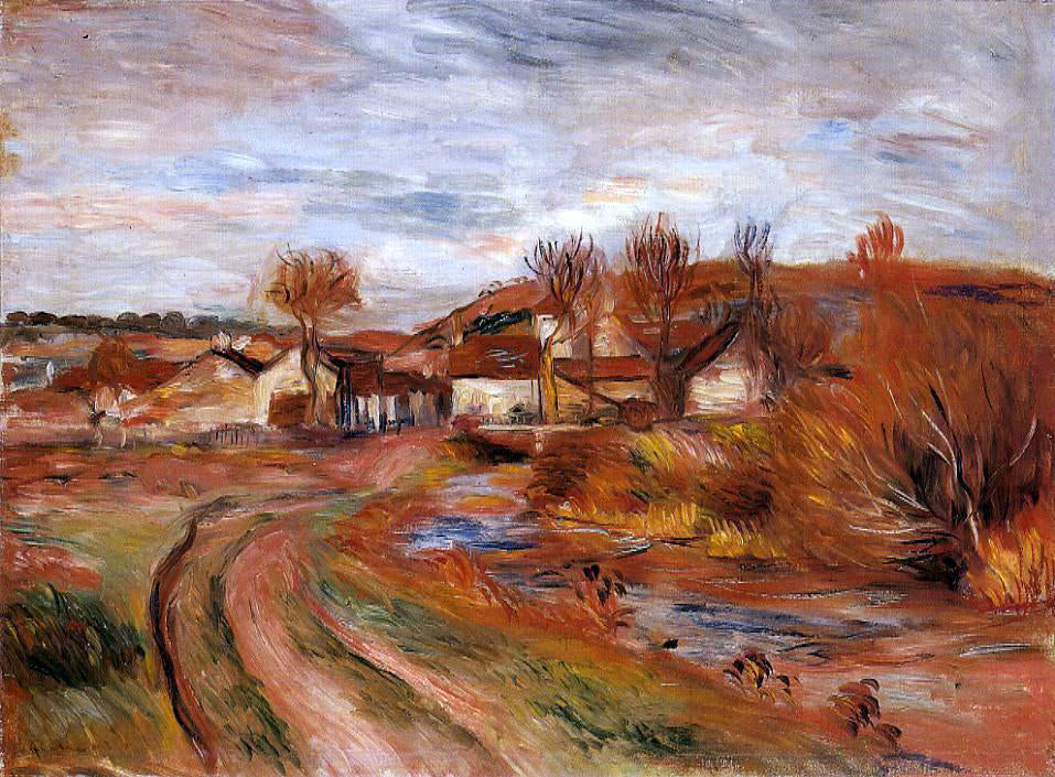  Pierre Auguste Renoir Landscape in Normandy - Hand Painted Oil Painting