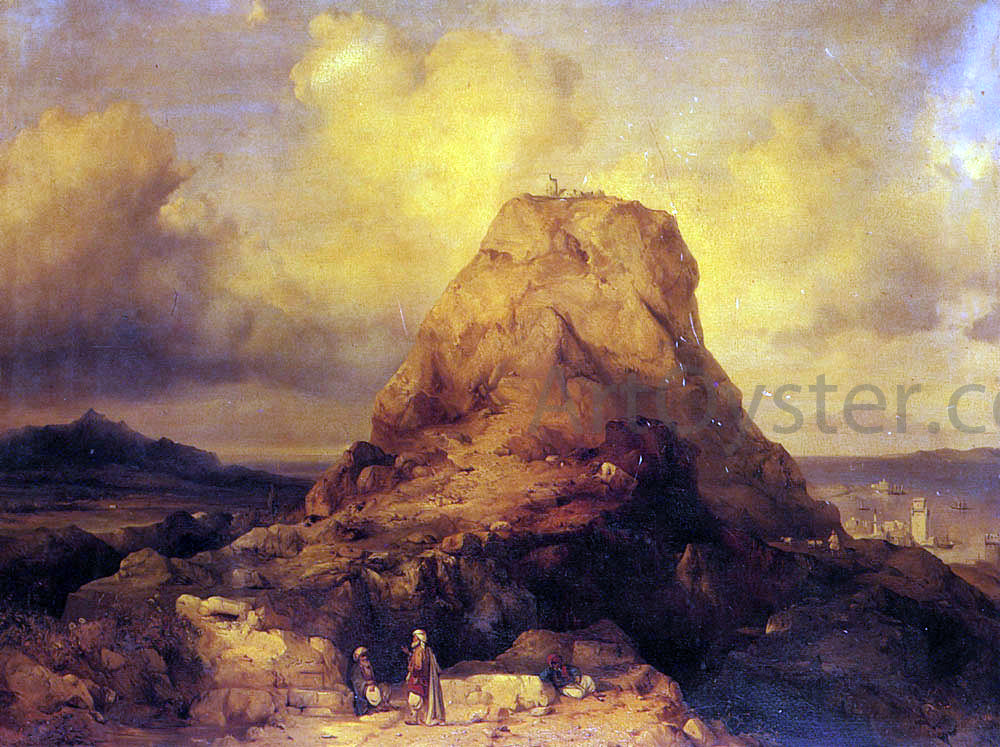  Jacobus Albertus Michael Jacobs Landscape In Rhodes - Hand Painted Oil Painting