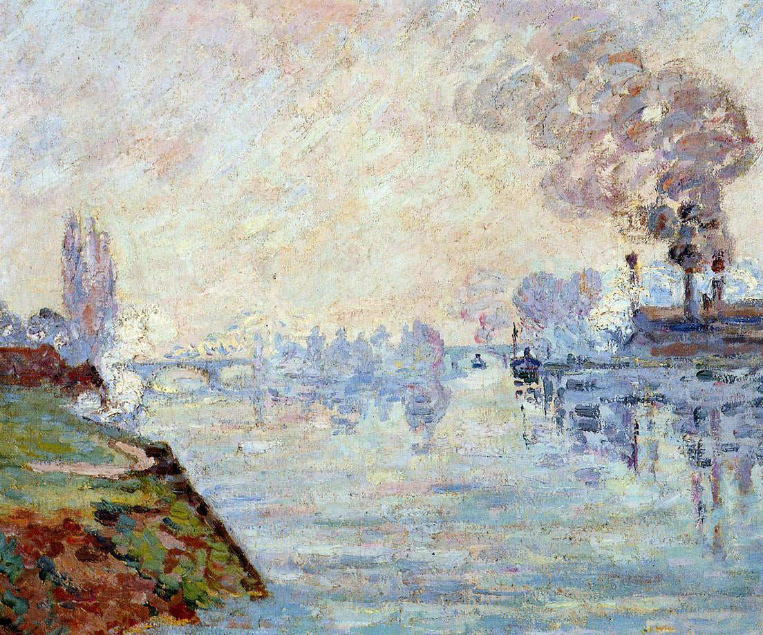  Armand Guillaumin Landscape in the Vicinity of Rouen - Hand Painted Oil Painting