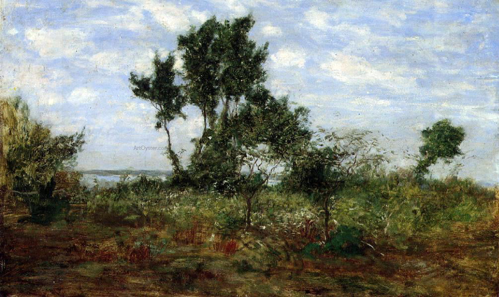  Eugene-Louis Boudin Landscape, near Honflrue - Hand Painted Oil Painting