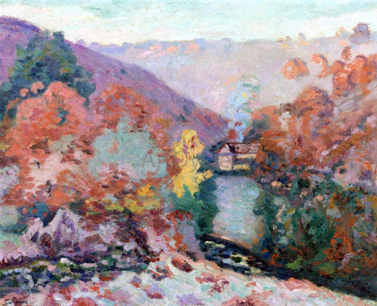  Armand Guillaumin Landscape of La Cruese, La Folie - Hand Painted Oil Painting