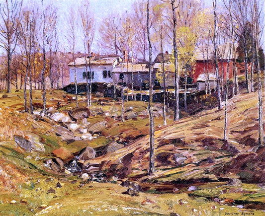  George Gardner Symons Landscape with Houses - Hand Painted Oil Painting