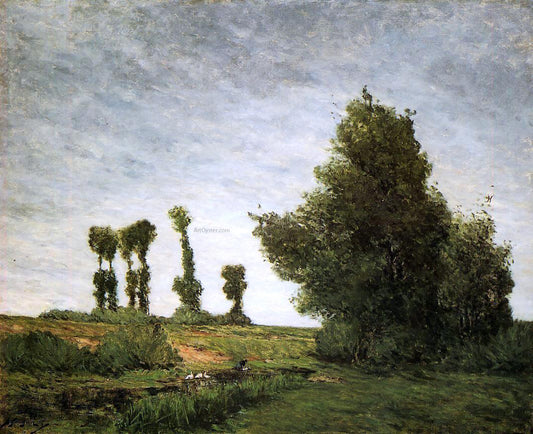  Paul Gauguin Landscape with Poplars - Hand Painted Oil Painting