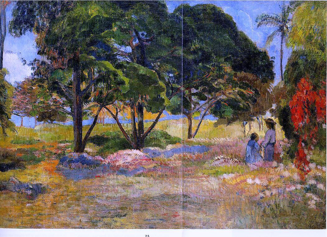  Paul Gauguin Landscape with Three Trees - Hand Painted Oil Painting