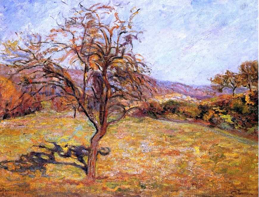  Armand Guillaumin Landscape with Tree - Hand Painted Oil Painting