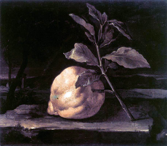  Bartolomeo Bimbi Large Citron in a Landscape - Hand Painted Oil Painting