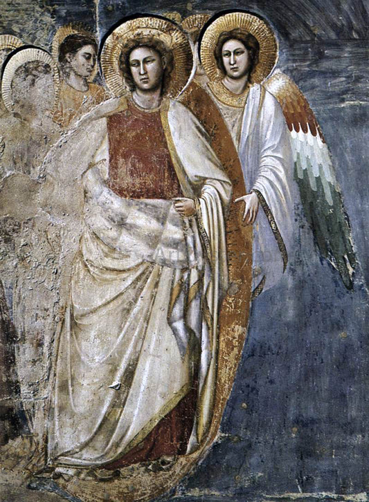  Giotto Di Bondone Last Judgment (detail 6) (Cappella Scrovegni (Arena Chapel), Padua) - Hand Painted Oil Painting