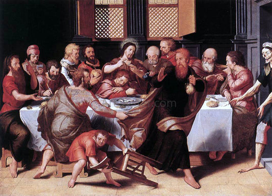  Pieter Pourbus Last Supper - Hand Painted Oil Painting