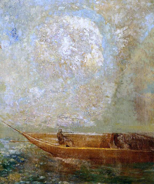  Odilon Redon Le Barque - Hand Painted Oil Painting