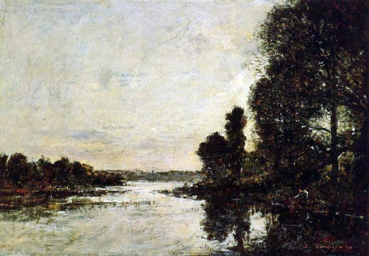  Eugene-Louis Boudin Le bras de mar de Karoulle, Hopital Camfrout - Hand Painted Oil Painting