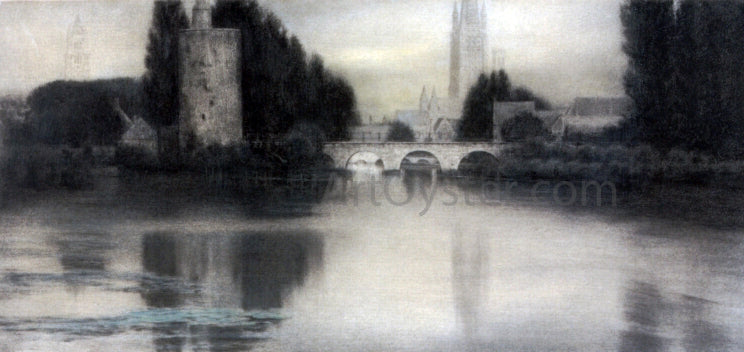  Fernand Khnopff Le Lac D'Amour, Bruges - Hand Painted Oil Painting