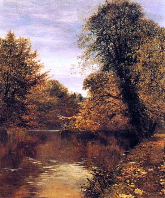  George Vicat Cole Leaves are but the Wings on which the Summer Flies - Hand Painted Oil Painting