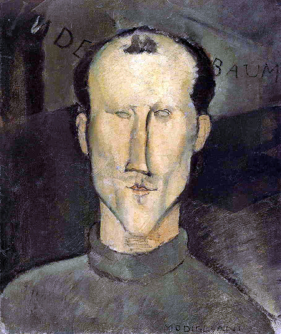  Amedeo Modigliani Leon Indenbaum - Hand Painted Oil Painting