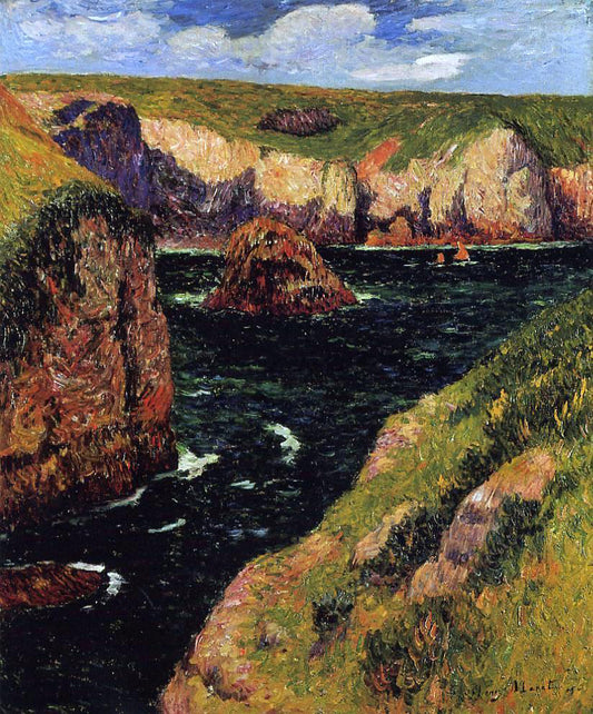  Henri Moret Les Daomois, Belle-Ile - Hand Painted Oil Painting