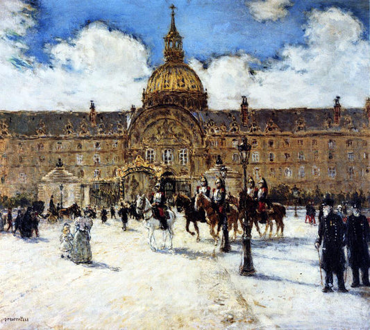  Jean-Francois Raffaelli Les Invalides: Napoleon's Tomb - Hand Painted Oil Painting