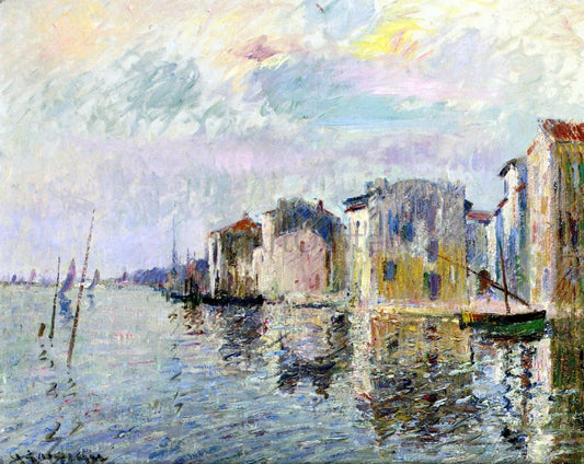 Gustave Loiseau Les Martigues - Hand Painted Oil Painting