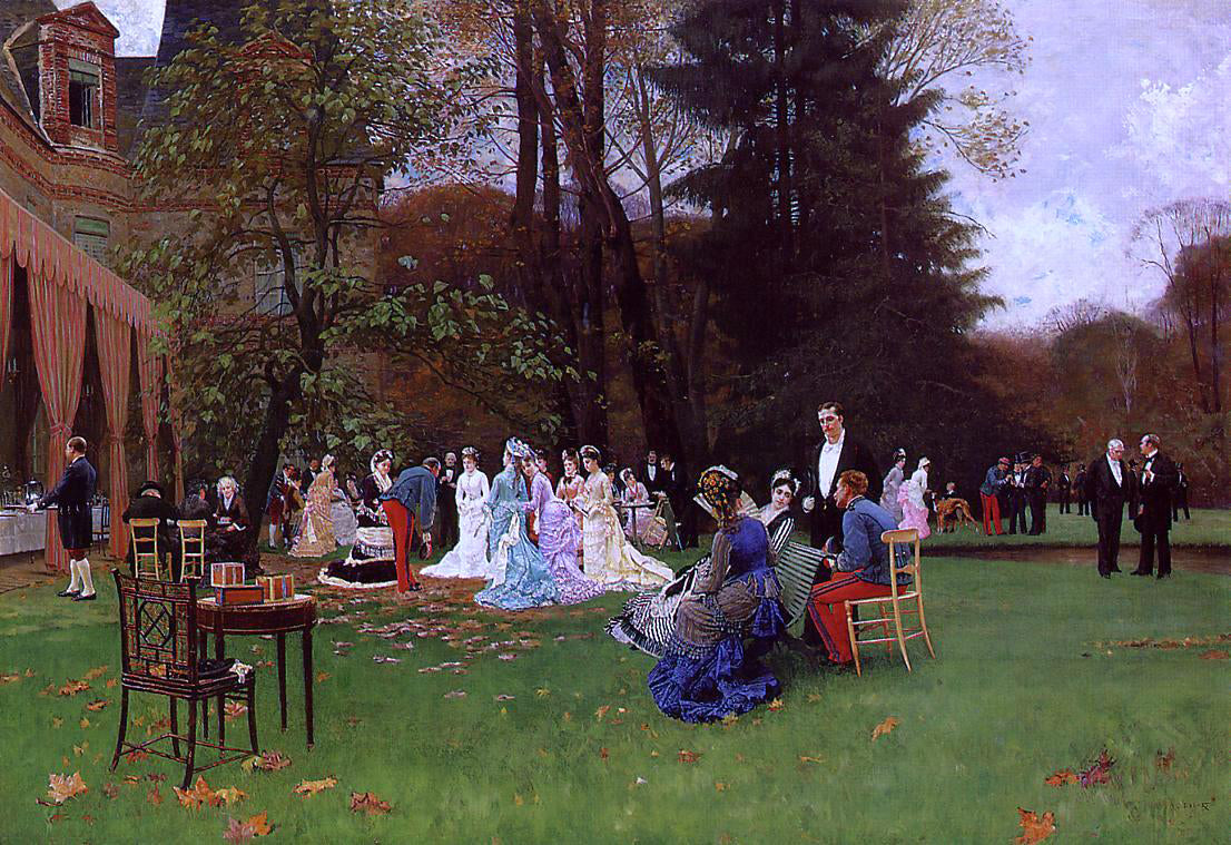  Charles-Edouard Delort Les Noces, Fontainbleau - Hand Painted Oil Painting