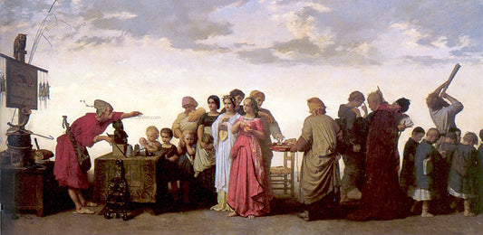  Jean-Louis Hamon L'escamoteur, le quart d'heure de Rabelais - Hand Painted Oil Painting