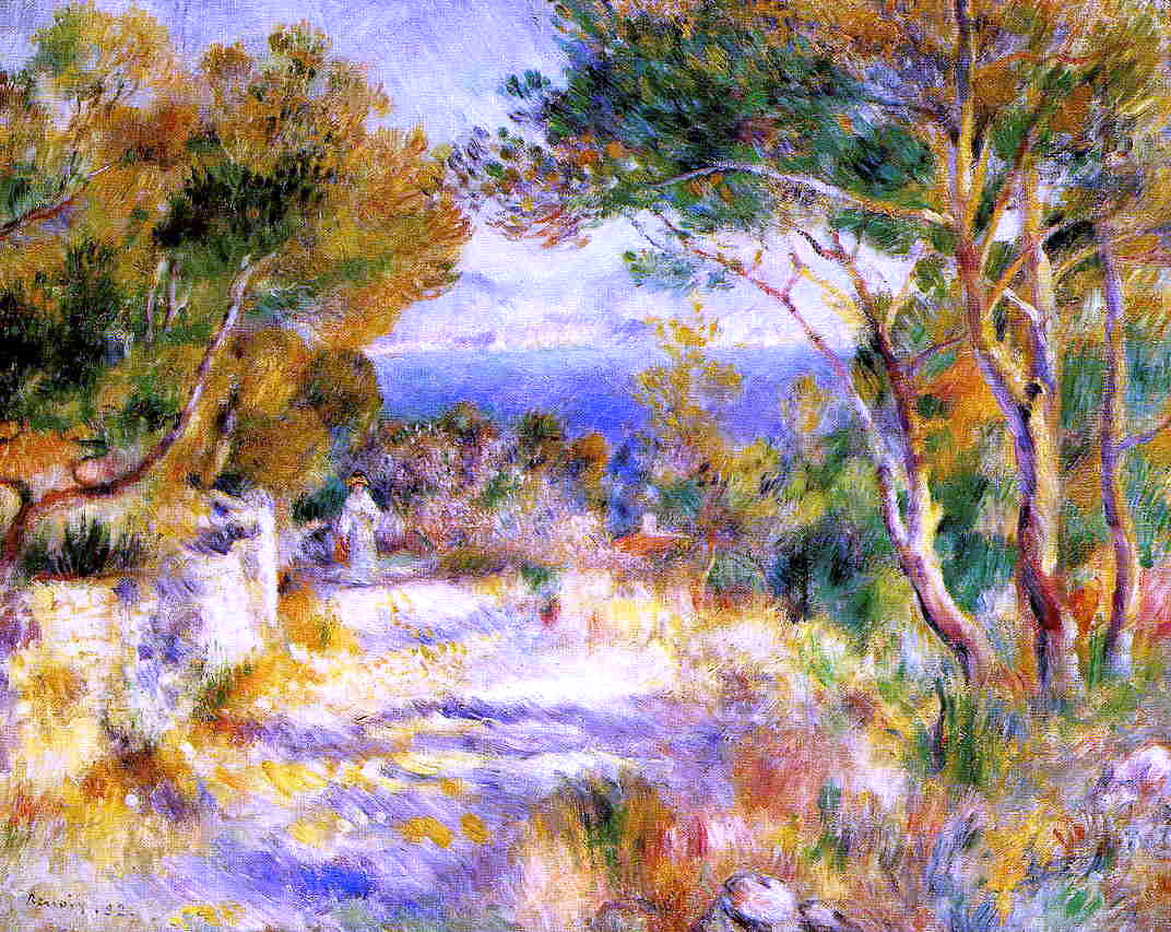  Pierre Auguste Renoir L'Estaque - Hand Painted Oil Painting