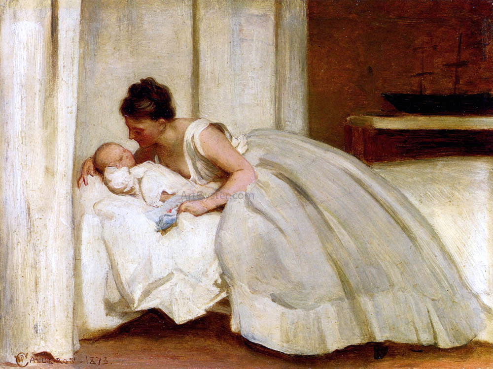  Philip Hermogenes Calderon Letter from Daddy' - Hand Painted Oil Painting