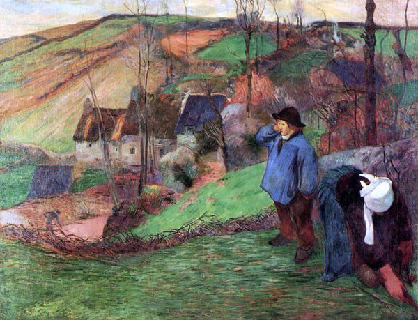 Paul Gauguin Little Breton Shepherd Oil Painting – Art Oyster LLC