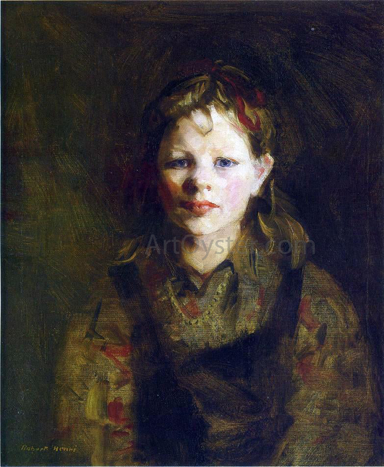  Robert Henri Little Dutch Girl - Hand Painted Oil Painting