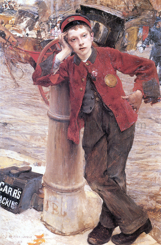  Jules Bastien-Lepage London Bootblack - Hand Painted Oil Painting