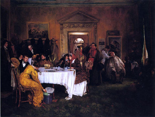  Walter Dendy Sadler London to York - Time's Up Gentlemen - Hand Painted Oil Painting