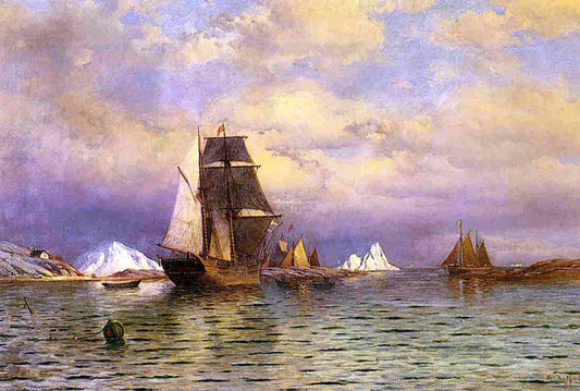  William Bradford Looking out of Battle Harbor - Hand Painted Oil Painting