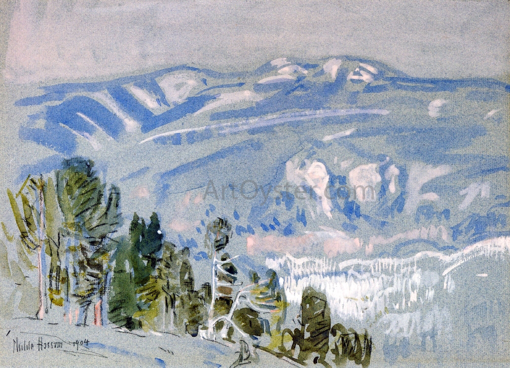 Frederick Childe Hassam Looking Towards Mount Adams from Mount Hood - Hand Painted Oil Painting