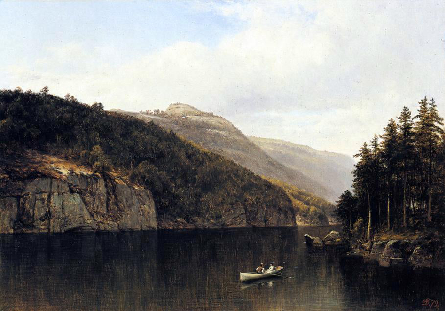  David Johnson Looking West, from Dollar Island, Lake George - Hand Painted Oil Painting