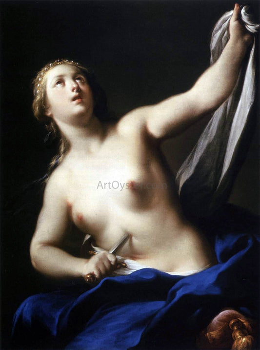  Andrea Casali Lucretia - Hand Painted Oil Painting