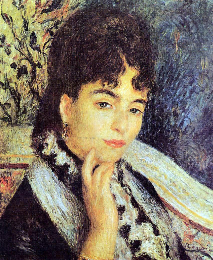  Pierre Auguste Renoir Madame Alphonse Daudet - Hand Painted Oil Painting