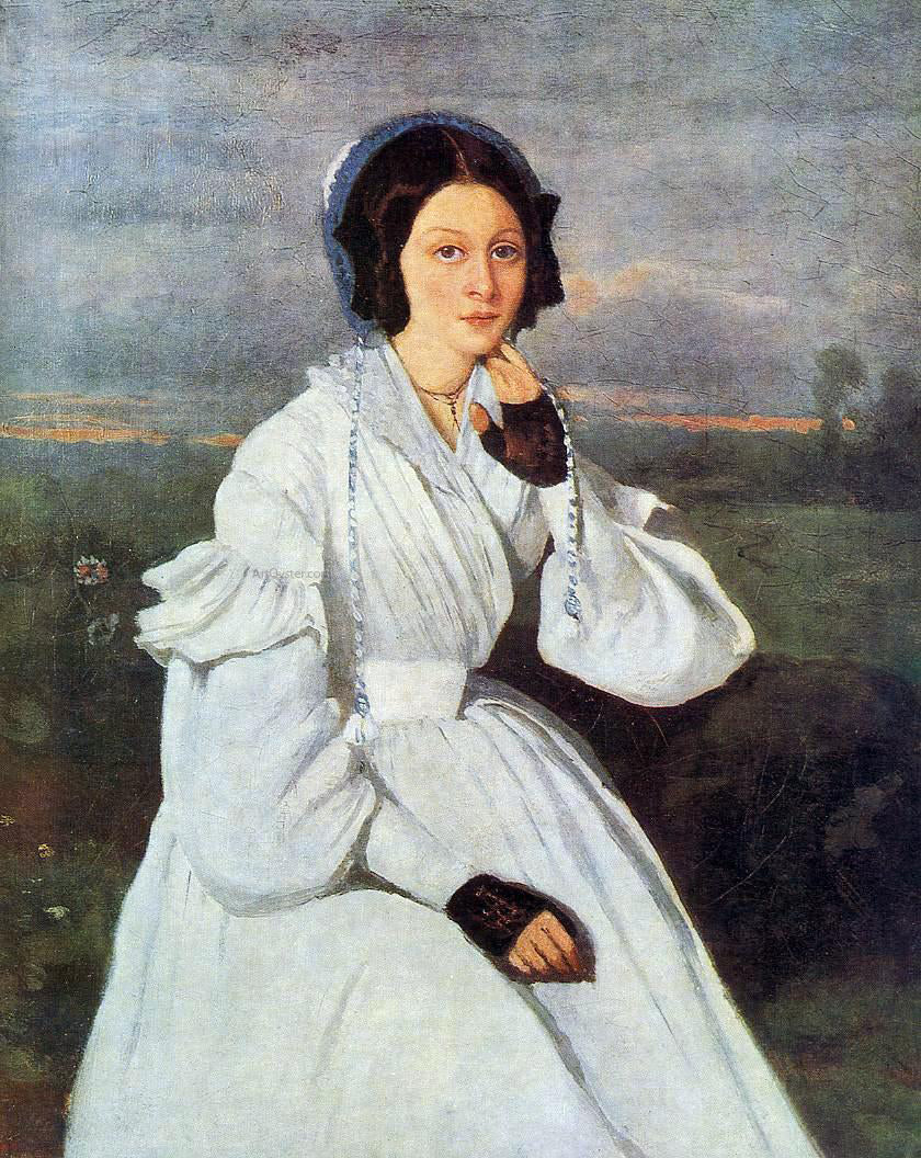  Jean-Baptiste-Camille Corot Madame Charmois - Hand Painted Oil Painting