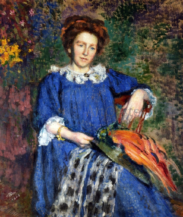  Georges Lemmen Madame Lemmen - Hand Painted Oil Painting