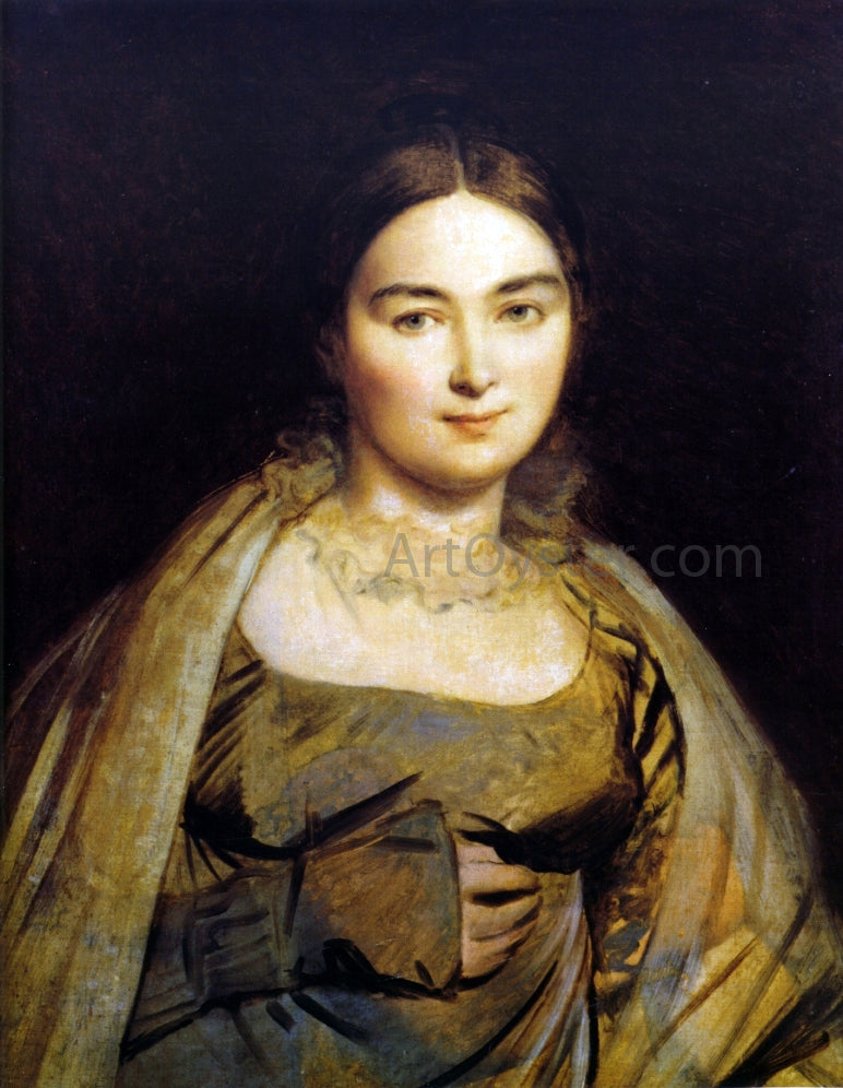  Jean-Auguste-Dominique Ingres Madeleine Ingres, nee Chapelle - Hand Painted Oil Painting