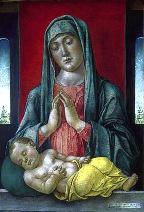  Bartolomeo Vivarini Madonna and Child - Hand Painted Oil Painting
