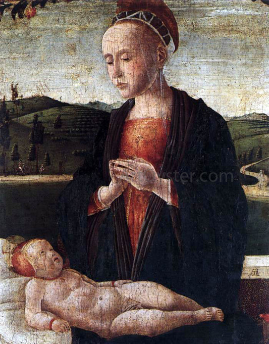  Francesco Benaglio Madonna and Child - Hand Painted Oil Painting