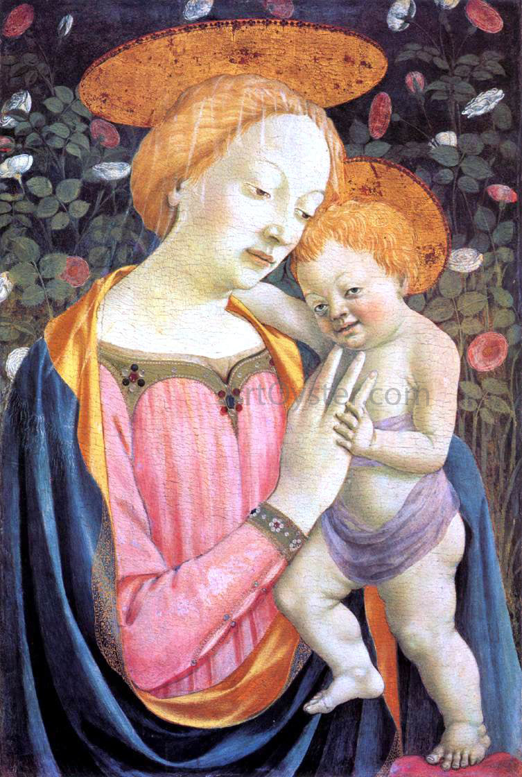  Domenico Veneziano Madonna and Child - Hand Painted Oil Painting