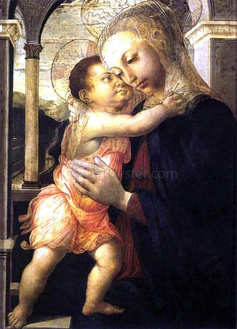  Sandro Botticelli Madonna and Child (Madonna della Loggia) - Hand Painted Oil Painting